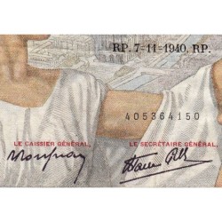 F 26-40 - 07/11/1940 - 100 francs - Sully - Série P.16215 - Etat : TB