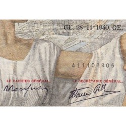 F 26-41 - 28/11/1940 - 100 francs - Sully - Série H.16445 - Etat : TB-