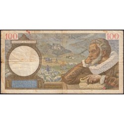 F 26-44 - 09/01/1941 - 100 francs - Sully - Série V.18142 - Etat : B+