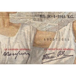 F 26-45 - 30/01/1941 - 100 francs - Sully - Série X.18439 - Etat : B+