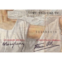 F 26-48 - 13/03/1941 - 100 francs - Sully - Série R.20108 - Etat : TB-