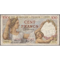 F 26-49 - 03/04/1941 - 100 francs - Sully - Série J.20579 - Etat : TB-