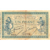 Algérie - Philippeville 142-7 - 1 franc - Série A - 10/11/1914 - Etat : TB