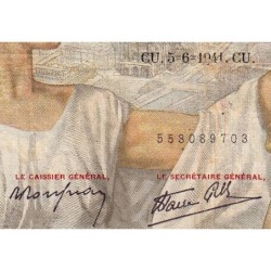 F 26-53 - 05/06/1941 - 100 francs - Sully - Série P.22124 - Etat : TB-