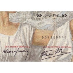 F 26-53 - 05/06/1941 - 100 francs - Sully - Série U.22285 - Etat : TB