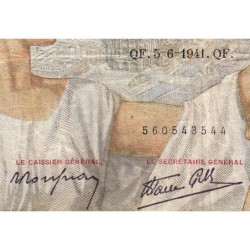 F 26-53 - 05/06/1941 - 100 francs - Sully - Série T.22422 - Etat : TB-