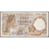 F 26-54 - 19/06/1941 - 100 francs - Sully - Série P.23008 - Etat : TB-