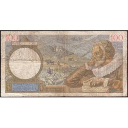 F 26-55 - 10/07/1941 - 100 francs - Sully - Série X.23402 - Etat : B+