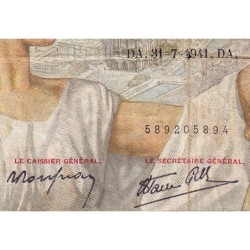 F 26-56 - 31/07/1941 - 100 francs - Sully - Série F.23569 - Etat : B+