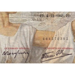 F 26-62 - 04/12/1941 - 100 francs - Sully - Série D.26572 - Etat : TB-