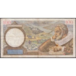 F 26-64 - 08/01/1942 - 100 francs - Sully - Série E.27566 - Etat : TB