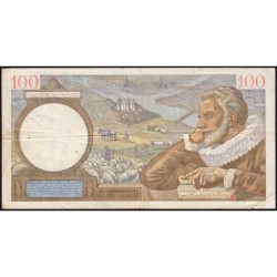 F 26-64 - 08/01/1942 - 100 francs - Sully - Série R.27615 - Etat : TB+