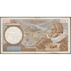 F 26-64 - 08/01/1942 - 100 francs - Sully - Série G.27863 - Etat : TB