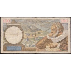 F 26-70 - 23/04/1942 - 100 francs - Sully - Série X.30370 - Etat : TB-