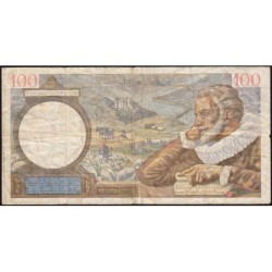 F 26-70 - 23/04/1942 - 100 francs - Sully - Série A.30386 - Etat : B+
