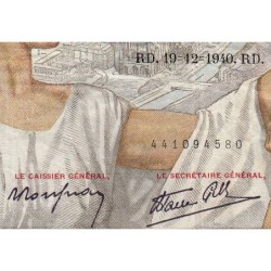 F 26-43 - 19/12/1940 - 100 francs - Sully - Série U.17644 - Etat : TTB-