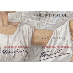 F 26-44 - 09/01/1941 - 100 francs - Sully - Série F.17888 - Etat : SPL+