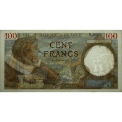 F 26-49 - 03/04/1941 - 100 francs - Sully - Série M.20274 - Etat : SUP+