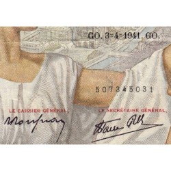 F 26-49 - 03/04/1941 - 100 francs - Sully - Série V.20294 - Etat : TTB