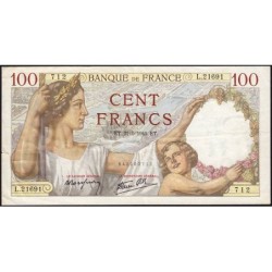 F 26-52 - 21/05/1941 - 100 francs - Sully - Série L.21691 - Etat : TTB