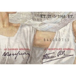 F 26-52 - 21/05/1941 - 100 francs - Sully - Série L.21691 - Etat : TTB