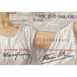 F 26-55 - 10/07/1941 - 100 francs - Sully - Série O.23076 - Etat : TTB-