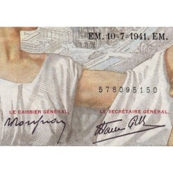 F 26-55 - 10/07/1941 - 100 francs - Sully - Série V.23127 - Etat : TTB+