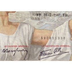 F 26-56 - 31/07/1941 - 100 francs - Sully - Série M.23633 - Etat : TTB+