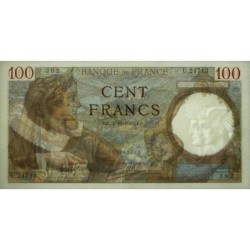 F 26-58 - 02/10/1941 - 100 francs - Sully - Série U.24713 - Etat : TTB
