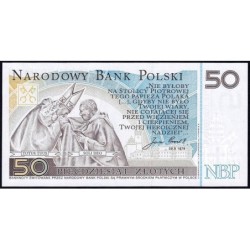 Pologne - Pick 178 - 50 zlotych - Série JP -16/10/ 2006 - Commémoratif - Etat : NEUF