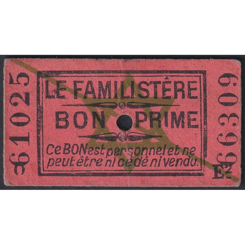 51 - Reims - Le Familistère - Bon prime - 1939/1945 - Série E2 O - Etat : SUP