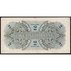 Autriche - Pick 104b - 2 schilling - Série 1944 - Etat : SUP