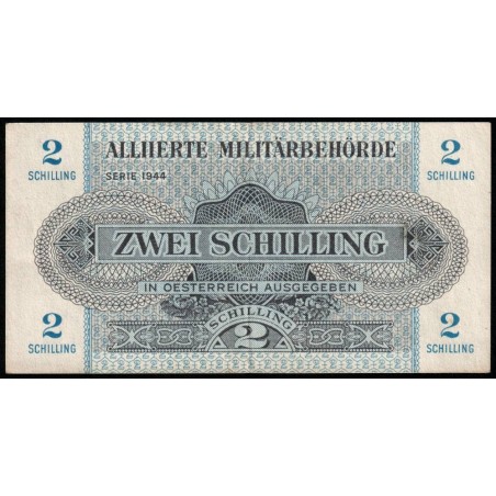Autriche - Pick 104b - 2 schilling - Série 1944 - Etat : SUP