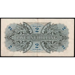 Autriche - Pick 104b - 2 schilling - Série 1944 - Etat : SUP