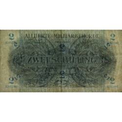 Autriche - Pick 104b - 2 schilling - Série 1944 - Etat : SUP
