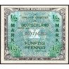 Allemagne - Occupation alliée - Pick 191a - 1/2 mark - 1944 - Etat : NEUF