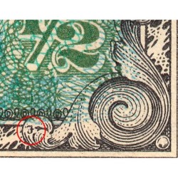 Allemagne - Occupation alliée - Pick 191a - 1/2 mark - 1944 - Etat : TTB