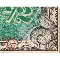 Allemagne - Occupation alliée - Pick 191a - 1/2 mark - 1944 - Etat : TB+