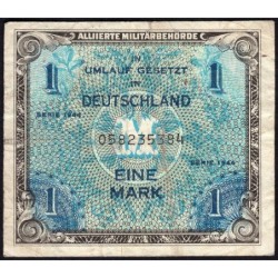 Allemagne - Occupation alliée - Pick 192a - 1 mark - 1944 - Etat : TB