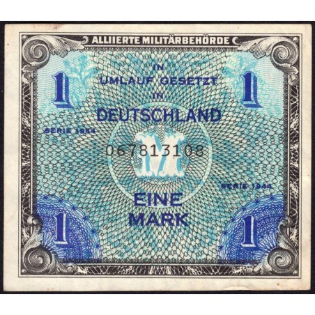 Allemagne - Occupation alliée - Pick 192a - 1 mark - 1944 - Etat : TTB