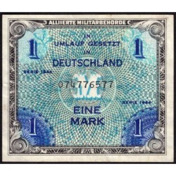 Allemagne - Occupation alliée - Pick 192a - 1 mark - 1944 - Etat : TB+
