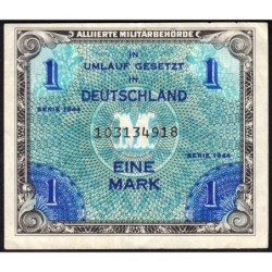 Allemagne - Occupation alliée - Pick 192a - 1 mark - 1944 - Etat : TB+
