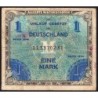 Allemagne - Occupation alliée - Pick 192a - 1 mark - 1944 - Etat : TB
