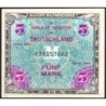 Allemagne - Occupation alliée - Pick 193a - 5 mark - 1944 - Etat : SUP+