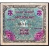 Allemagne - Occupation soviétique - Pick 193d - 5 mark - 1944 - Etat : TTB