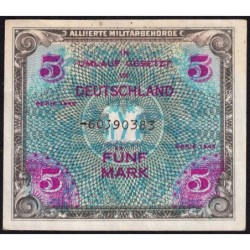 Allemagne - Occupation soviétique - Pick 193d - 5 mark - 1944 - Etat : TTB+