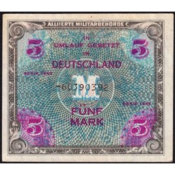 Allemagne - Occupation soviétique - Pick 193d - 5 mark - 1944 - Etat : TTB+