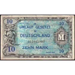 Allemagne - Occupation alliée - Pick 194a - 10 mark - 1944 - Etat : TB+