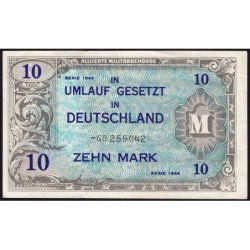 Allemagne - Occupation soviétique - Pick 194d - 10 mark - 1944 - Etat : TTB