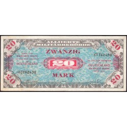 Allemagne - Occupation soviétique - Pick 195d - 20 mark - 1944 - Etat : TTB+